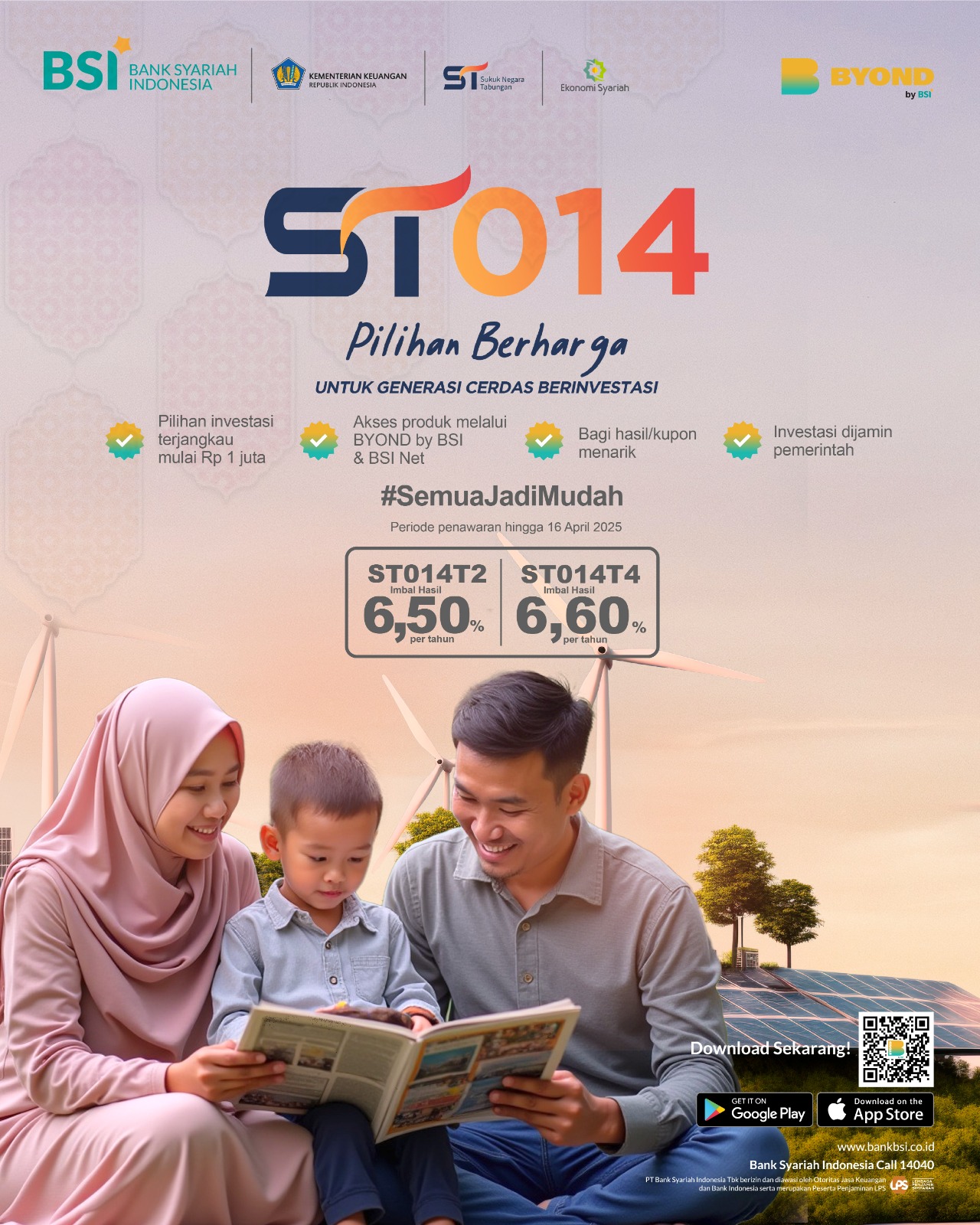 Investasi ST014 Resmi Dipasarkan BSI, Target Rp1 Triliun Siap Dicapai