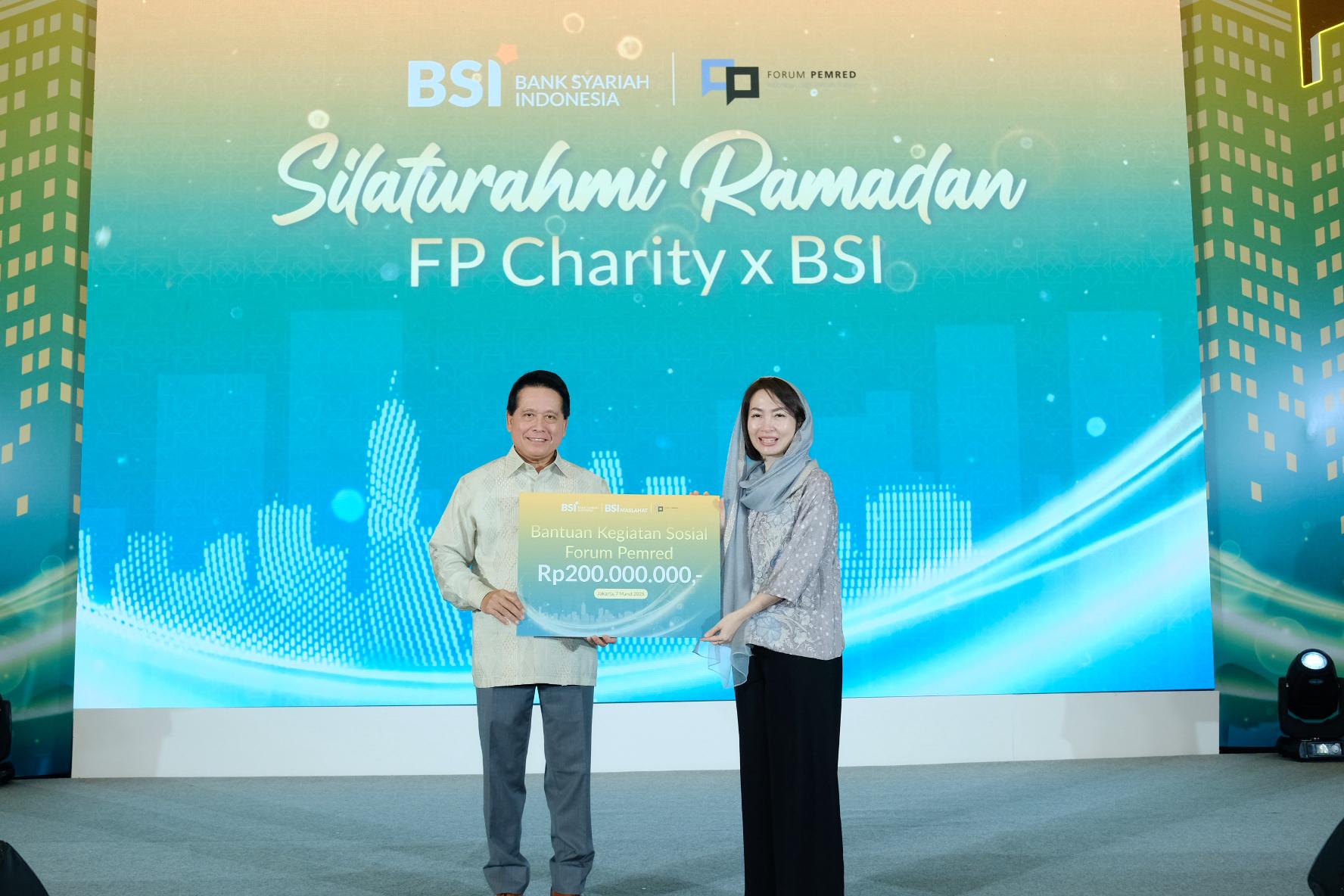 BSI Dukung Insan Media melalui Pemred Charity dengan Bantuan Rp200 Juta