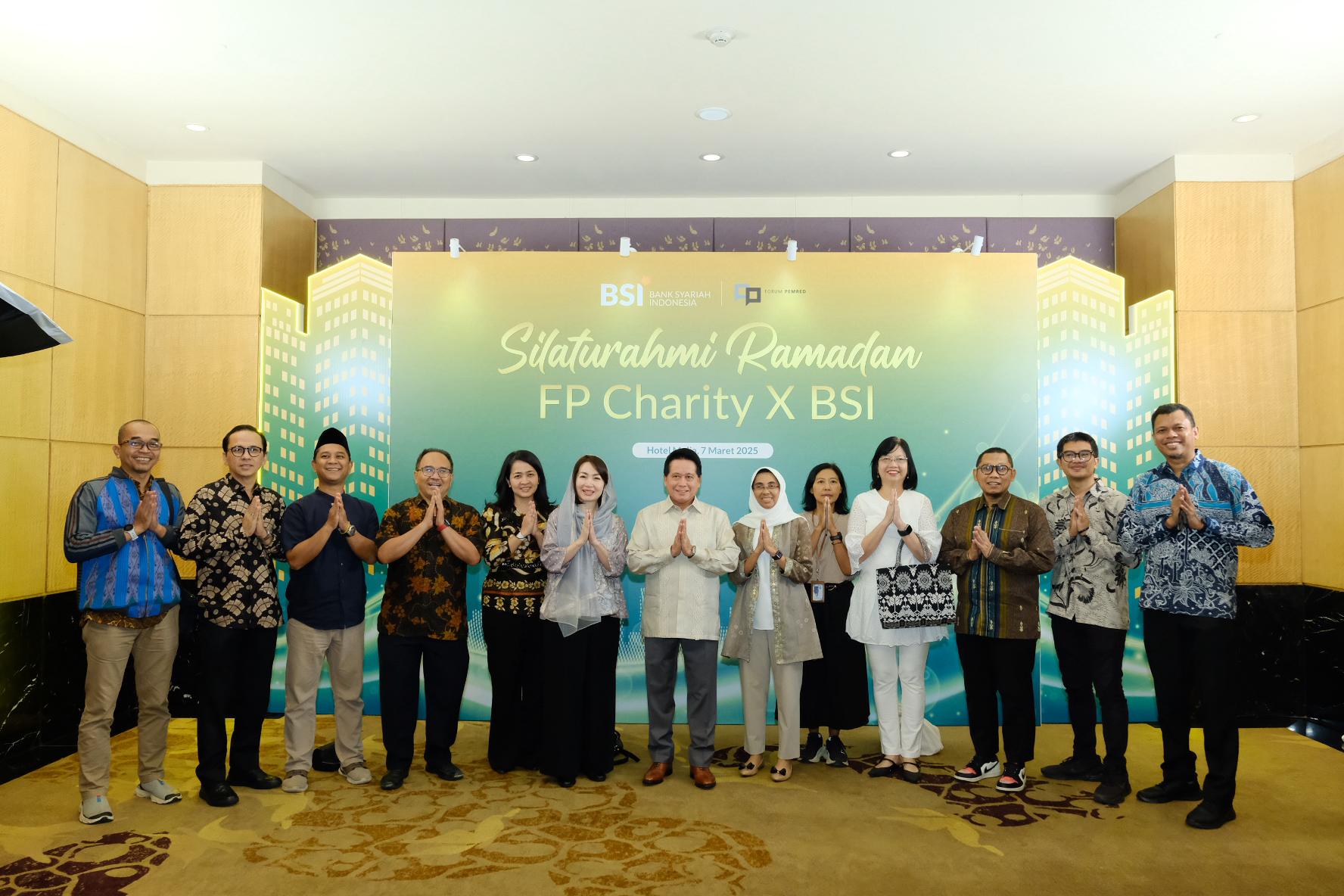 Apresiasi Insan Media, BSI Jalin Kolaborasi dengan Forum Pemred Charity