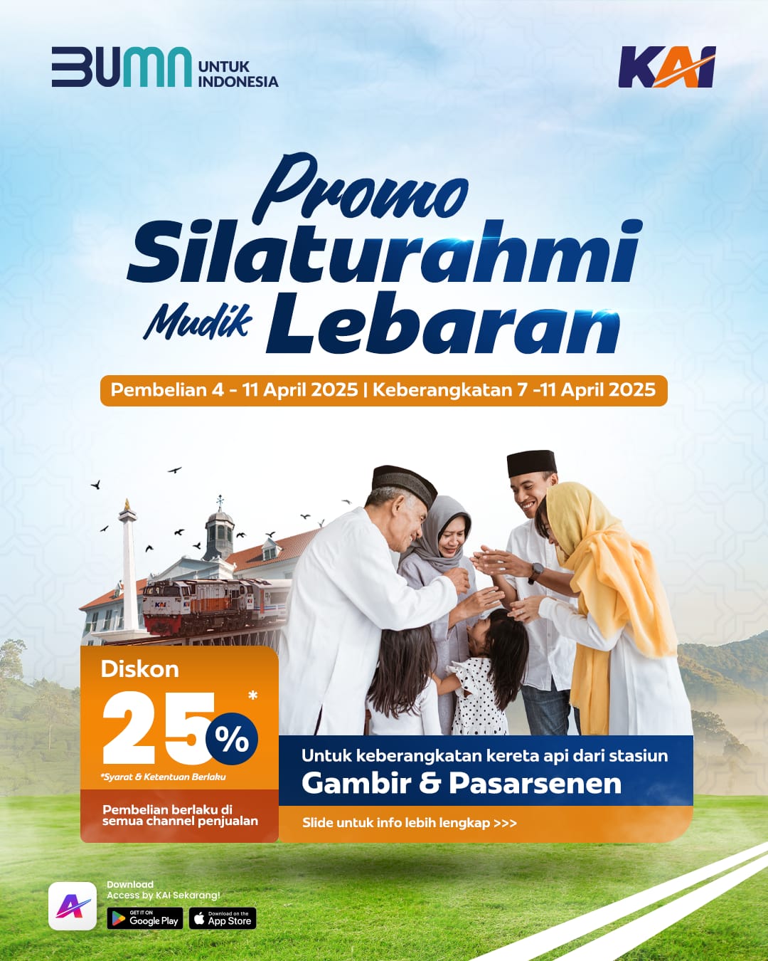Mudik Hemat Bersama KAI Lewat Promo “Silaturahmi Mudik Lebaran”