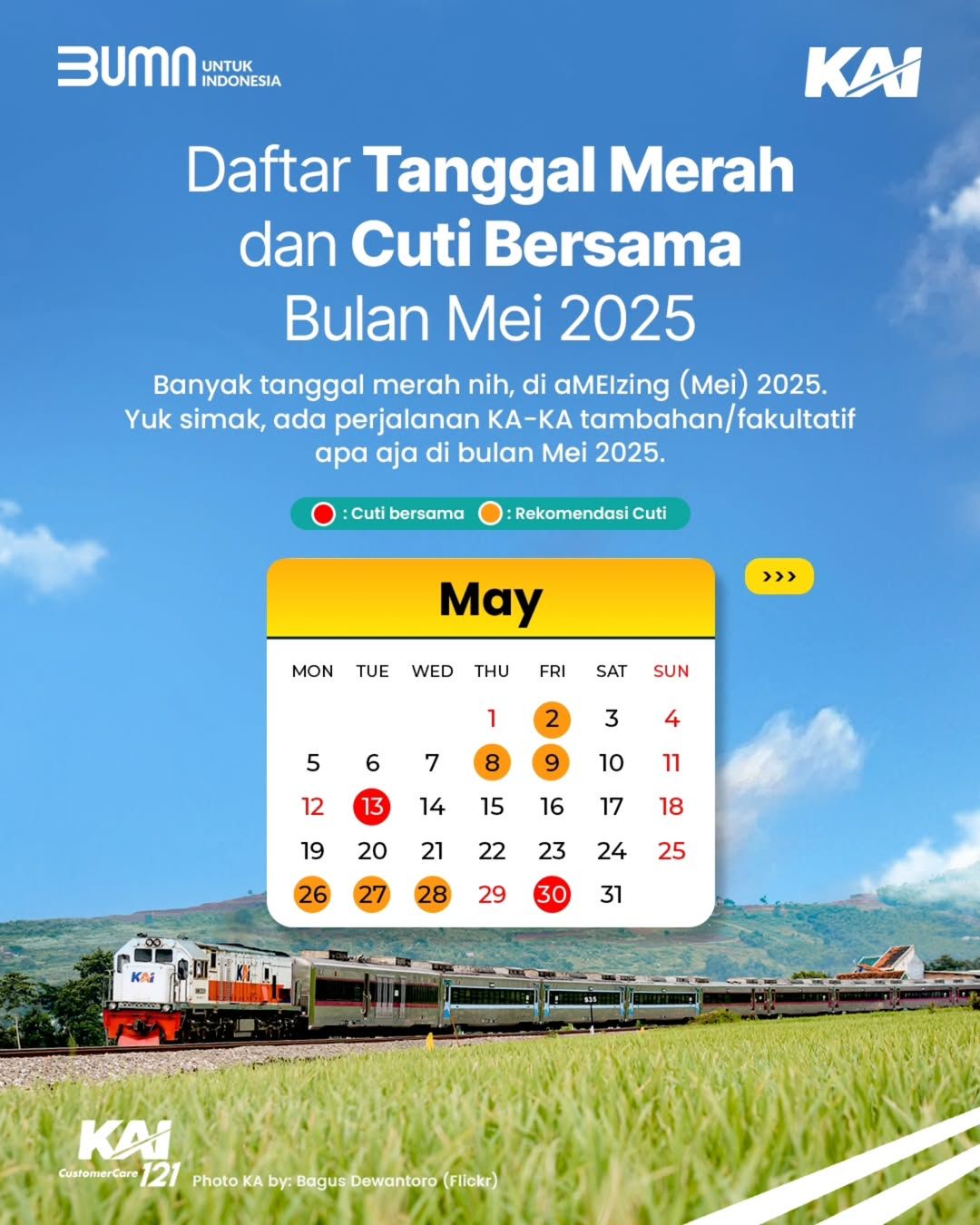 (Foto) aMElzing Trip! Kereta Tambahan KAI Hadirkan Perjalanan Liburan yang Lancar dan Bebas Drama